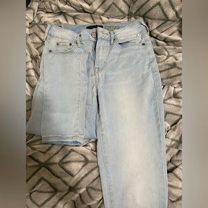 High waisted jeggings